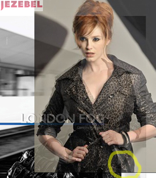 Illustration for article titled Not Even Christina Hendricks Is Safe From Photoshop